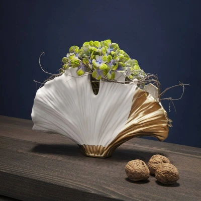Afbeelding van Design vaas Ginkgo Elegance 18cm