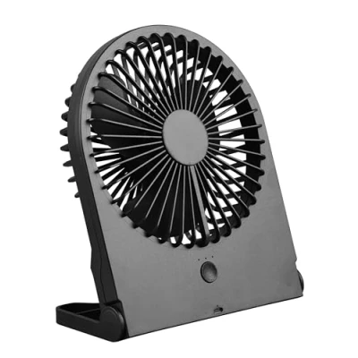 Afbeelding van Trio Leuchten Tafelventilator Breezy H 23 cm oplaadbaar zwart