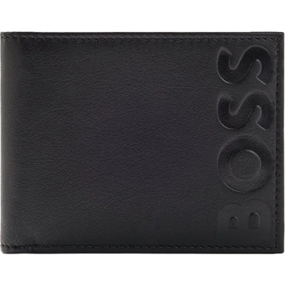 Afbeelding van Boss Big BB 6cc Wallet black Heren portemonnee