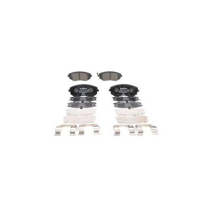 Afbeelding van BOSCH 0 986 494 653 Remblokkenset Low Metallic Met akoestische slijtagewaarschuwing anti kreukplaat veer SUBARU: Impreza II Saloon