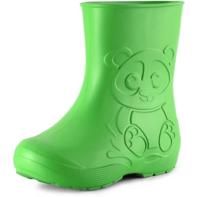 Afbeelding van Ladeheid LA CA Panda Kinder Regenlaarzen Rubber Licht EVA Groen 32/33