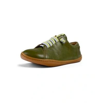 Afbeelding van Camper PEU CAMI KIDS Sportieve veterschoenen voor kinderen, Maat: 31, Medium green Leer