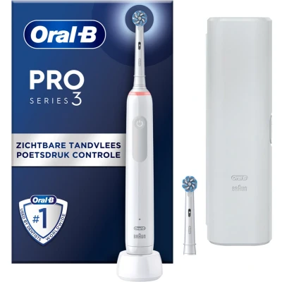 Afbeelding van Oral B Elektrische Tandenborstel Pro 3 3500 Wit