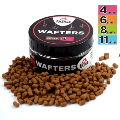 Afbeelding van Fjuka Wafters Natural 4mm Hookbaits