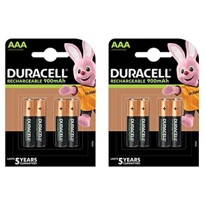 Afbeelding van Duracell Oplaadbare batterijen, AAA, 8 stuks