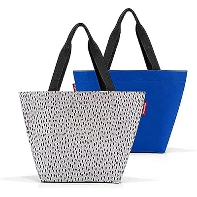Afbeelding van Reisenthel Shopper M Handtas 15L Op Art Zwart