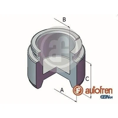 Afbeelding van AUTOFREN SEINSA D025321 Zuiger, remklauw 57 Vooras