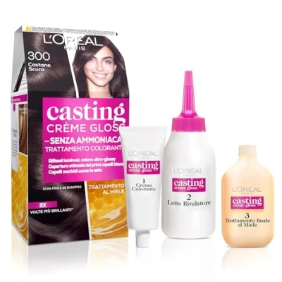 Afbeelding van L&#039;Oréal Paris Casting Creme Gloss Haarkleuring zonder ammoniak voor een aangename geur Castane Dark 300