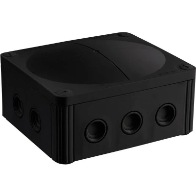 Afbeelding van WISKA Aftakkast (l x b h) 160 140 81 mm Zwart IP66/IP67 1 stuk(s)