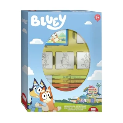 Afbeelding van Bluey Stempelset met 4 Stempels