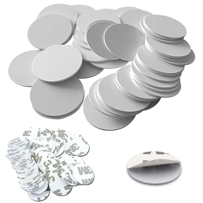Afbeelding van NFC labels, NTAG215, 50 stuks, blanco witte kaart, stickers, muntenkaarten compatibel met Amiibo zelfklevende achterkant, compatibele telefoons en apparaten