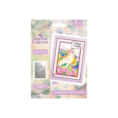 Afbeelding van CC Majestic Unicorn 3D Embossingfolder 6