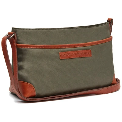 Afbeelding van Leren Schoudertas Staal Groen Nevon voor Dames The Chesterfield Brand