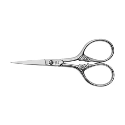 Afbeelding van nippes Solingen Borduurschaar van vernikkeld staal, 9 cm, voor naaien en knutselen, schaar het netjes scheiden snijden naden