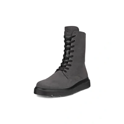Afbeelding van ECCO Nouvelle Veterboots, Dames, Maat: 36, Magnet Leer