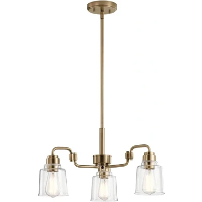 Afbeelding van Kichler LED Kroonluchter 3X E27 Max 60W Dimbaar Weathered Brass