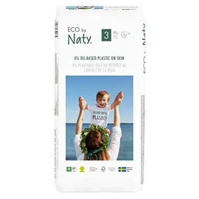 Afbeelding van Naty Luiers Maat 3 Midi (4 9 kg) 50 stuks