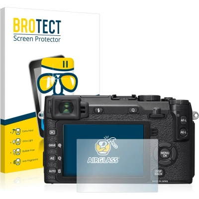 Afbeelding van BROTECT Screenprotector voor Fujifilm X E2S Folie Beschermfolie Beschermglas transparant