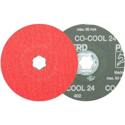 Afbeelding van PFERD 64193102 Combiclick keramische korrel fiberschijf Ø 125 mm Co Cool 24 voor roestvrij staal Diameter 125 mm