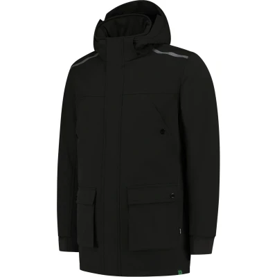 Afbeelding van Tricorp Winter Softshell Parka Rewear 402713 Zwart