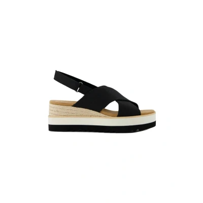Afbeelding van Toms Diana Crossover Sandalen Dames Zwart Maat 37