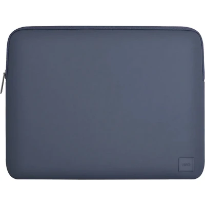Afbeelding van Uniq koffertas Cyprus laptophoes 14 blauw/afgrondblauw Waterbestendig neopreen