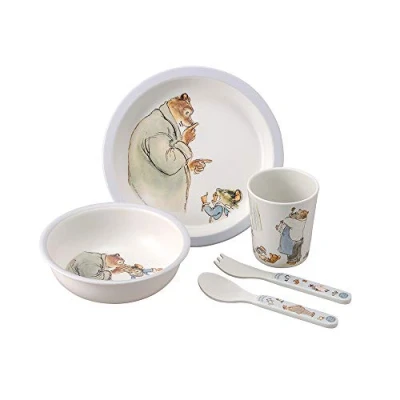 Afbeelding van 5 Delige Servies Set Ernest en Celestine