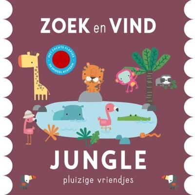 Afbeelding van Uitgeverij rebo flapjesboek zoek en vind jungle