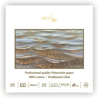 Afbeelding van SMLT Aquarelblok Professional 28x28 cm 300gr 10 vel