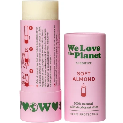 Afbeelding van We Love The Planet Deo Stick Soft Almond Sensitive 40g
