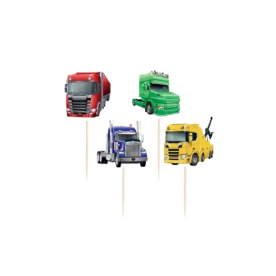 Afbeelding van Trucks Prikkers 16 stuks