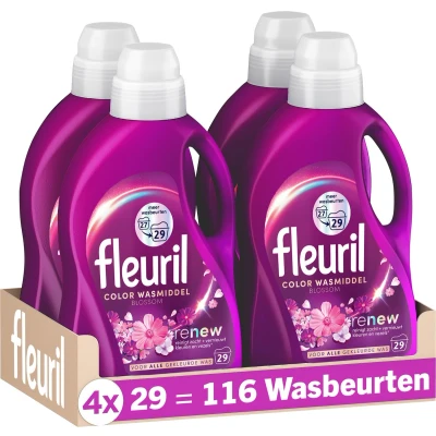 Afbeelding van Fleuril Color Blossom Wasmiddel 29 wasbeurten 1,305 liter