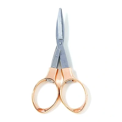 Afbeelding van KnitPro Opvouwbare schaar, roségoud, 50 x 96 mm