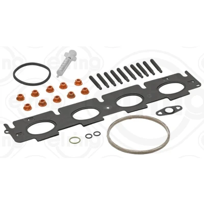 Afbeelding van ELRING 648.140 Turbocharger, montageset Met pakkingen montagehandleiding, schroeven MINI: Hatchback, Countryman, BMW: 2 Gran Tourer