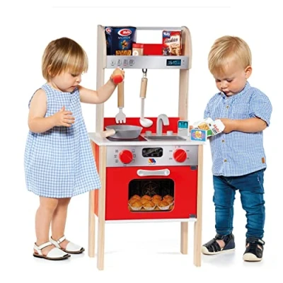 Afbeelding van Speelgoedkeuken Moltó 21293 Hout Rood (10 pcs)