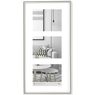 Afbeelding van Walther Design KS338S Galeria kunststof lijst, 3 x 13 18 cm, Zilver