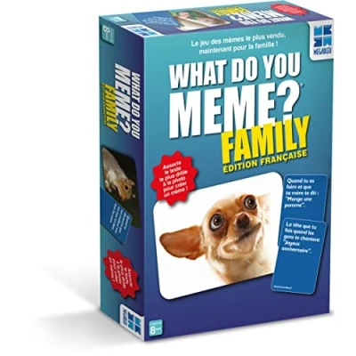 Afbeelding van Megableu What Do You Meme? Franse Family Edition Kaartspel Ambiance Game Bordspel Om met familie of vrienden te spelen Vanaf 8 jaar
