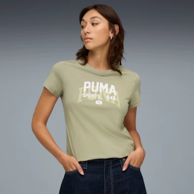 Image de T shirtÃ  motif style universitÃ© Femme