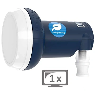 Afbeelding van DUR line Blue Eco Single energiebesparing LNB 1 deelnemer premium kwaliteit [test zeer goed *] vak, digitaal, Full HD, 4K, 3D