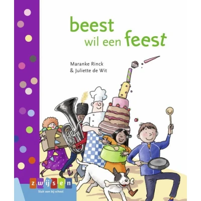 Afbeelding van Leren lezen AVI M3 beest wil een feest