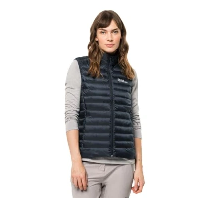 Afbeelding van Jack Wolfskin Pack &amp; Go Down Vest Women Bodywarmer Dames Blauw Maat L