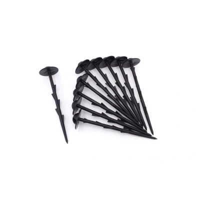 Afbeelding van Nature Grondpen Groeifolie Gronddoek 20 cm Zwart 10 stuks