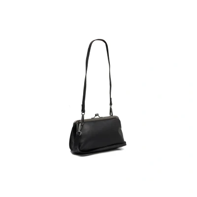 Afbeelding van Leren Schoudertas Zwart Andrade voor Dames The Chesterfield Brand