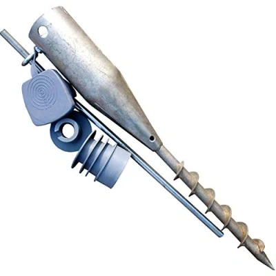 Afbeelding van Loggyland Universele schroefvloer of beton voor wasrek, mast, parasol voet/parasolhouder