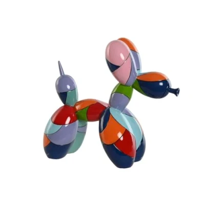 Afbeelding van Decoratieve figuren Home ESPRIT Multicolour Hond 31 x 12 27 cm