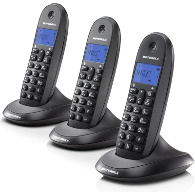 Afbeelding van Motorola Draadloze Telefoon Trio (107c1003lb+)