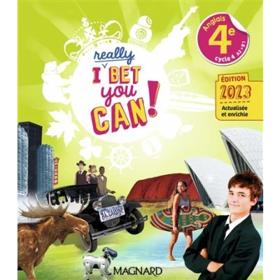 Image de I Really Bet You Can! Anglais 4e (2023) Manuel élève