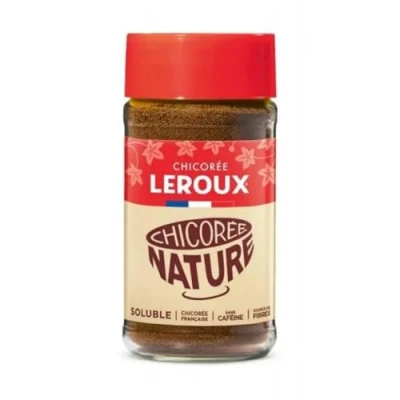 Afbeelding van Leroux natuurlijke oplosbare cichorei 100% plantaardig, zonder toegevoegde suikers, pot 200 g