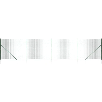 Afbeelding van Draadgaashek met grondankers 1,8x10 m groen