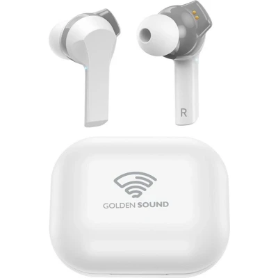 Afbeelding van Golden Sound draadloze oordopjes Bluetooth Sport EarPods Oortjes Geschikt voor elke laptop en smartphone Wit Noise cancelling